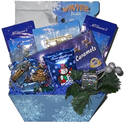 Picture of Snowman Greetings Gift Basket