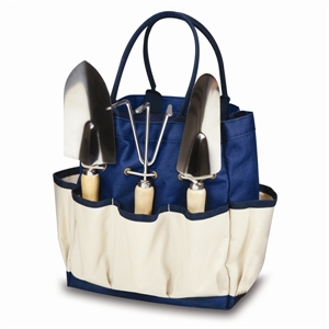 Picture of Picnic Time Large Garden Tote with Garden Tools