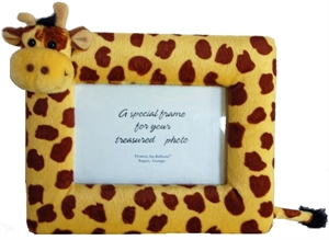 Picture of Giraffe Plush Picture Frame