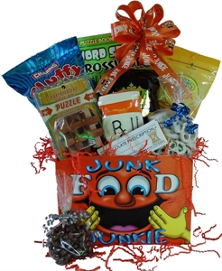 Picture of Get Well for the Junk Food Junkie Gift Basket