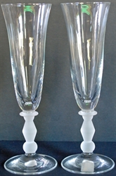 Picture of Wedding Accessories - "Endure" Set of 2 Champagne Flutes by Lenox Crystal