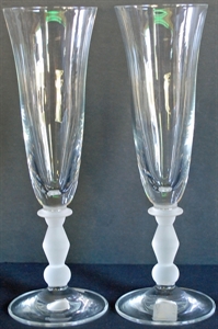 Picture of Wedding Accessories - "Endure" Set of 2 Champagne Flutes by Lenox Crystal