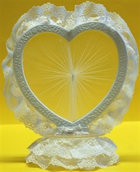 Picture of Wedding Cake Topper - Lace Heart