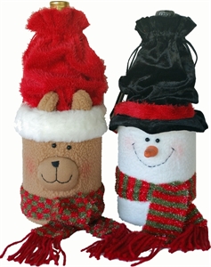 Picture of Holiday Plush Bottle gift box