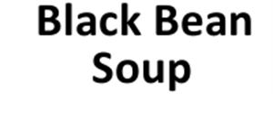 Picture of Black Bean Soup - Vegan/Fat Free