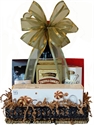 Picture of Wine, Cookies & Chocolates Gift Basket