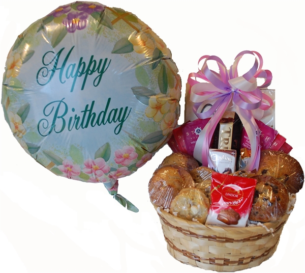 A One Of A Kind Gift, Albany NY Gift Baskets. Birthday Balloon & Basket