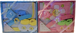 Picture of 4 piece Boxed Baby Layette Set