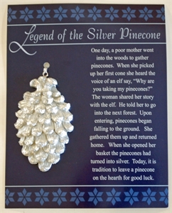 Picture of Silver Pinecone Ornament
