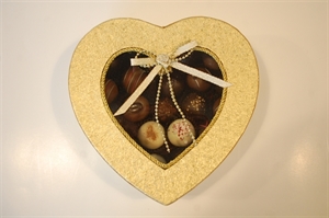 Picture of Gourmet Truffle Filled Heart Gift Box